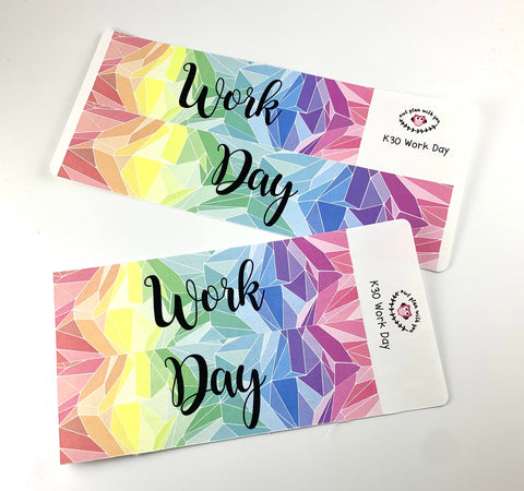 K30 || Kaleidoscope Work Day Full Day Stickers