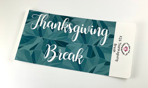 K26 || Kaleidoscope Thanksgiving Break Full Day Stickers