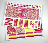 T98 || February Floral Monthly Kit