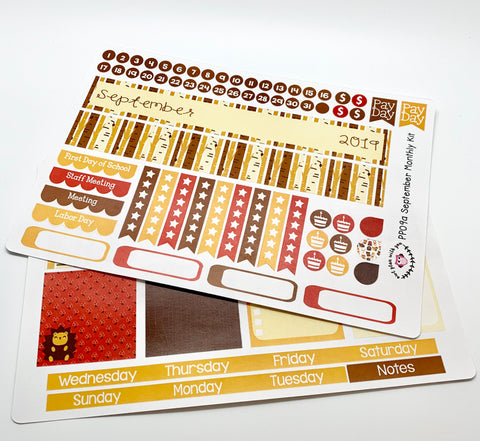 PP09 || September Woodland Plum Paper Teacher Kit