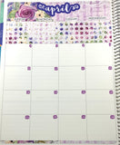 TS07 || Purple Floral Simplified Monthly Kit
