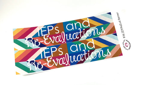 R36 || 2 Retro IEP & Re-Evaluation Headers