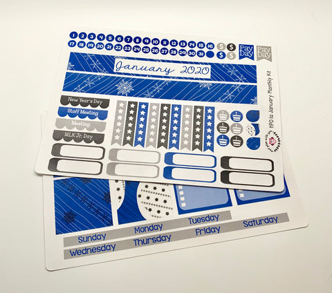 HP01 || Snowflake Happy Planner Teacher Kit