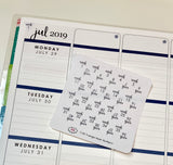 T178 || 40 Triangle Week Number Stickers