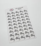 A09 || Hand-Lettered IEP Meeting Stickers