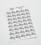 A06 || Hand-Lettered ETR Meeting Stickers