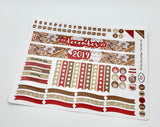 HP12 || December Gingerbread Happy Planner Teacher Kit