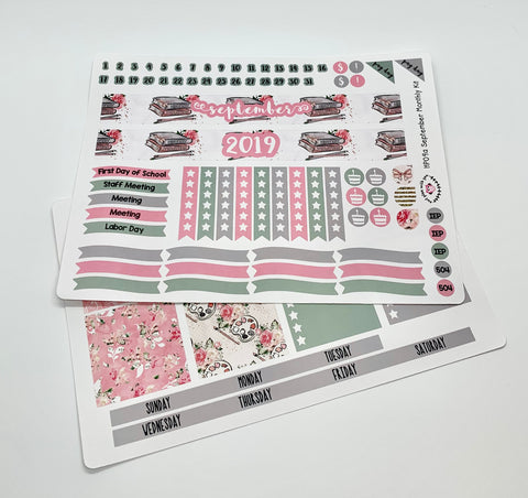 HP09 || September School Time Happy Planner Teacher Kit