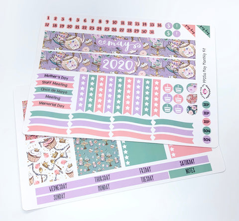 PP05 || May Tea Party Plum Paper Teacher Kit