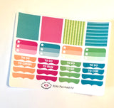 H04 || Mermaid Weekly Planner Kit || For Horizontal Erin Condren Life Planners