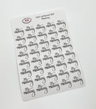 A26 || Hand-Lettered 504 Meeting Stickers