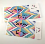 R23 || Retro Snow Day Full Day Stickers