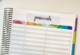 T180 || Craft Paper Professional Development Log Stickers