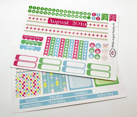 HP08 || August Aztec Happy Planner Teacher Kit