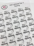 A25 || Hand-Lettered Tier 3 Meeting Stickers