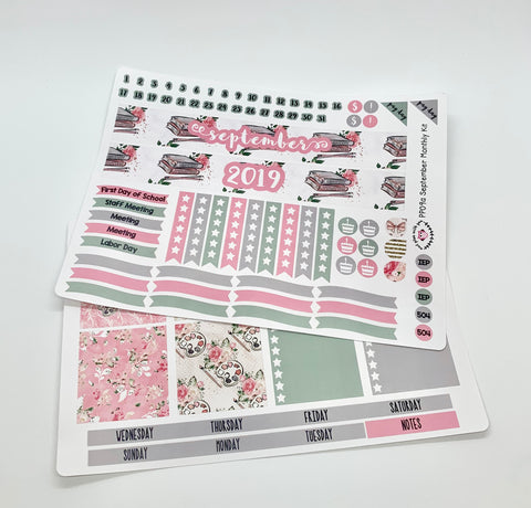 PP09 || September School Time Plum Paper Teacher Kit