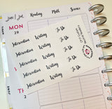 CP17 || Custom Neutral Teacher Planner Header Stickers